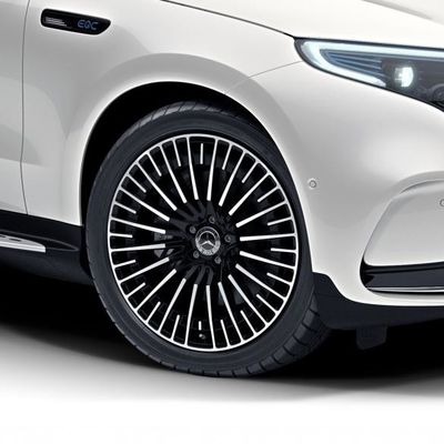 Cast Gloss Black 5x112 8J 21 Inch Alloy Wheels For EQC SUV N293