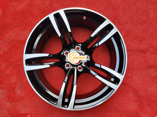 BMW M4 Black 19 Inch Car Rims , 72.6 Hole Forged Aluminum Rims