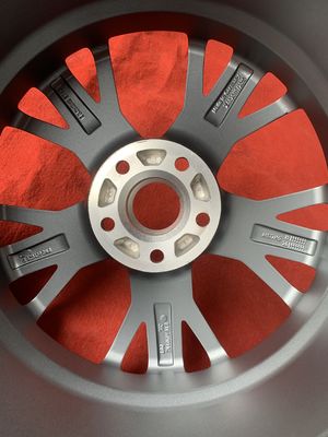 Grey Aluminum ET40 5x112 18 Inch Wheels , 66.5 Hole Rim For Audi A4