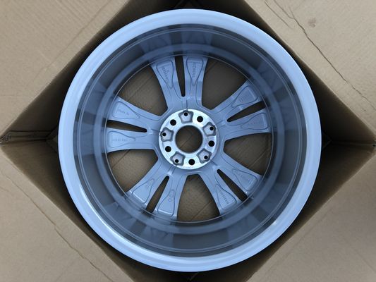 Lightweight ET43 5 Double Spoke 18 Inch Aluminum Rims Grey Himalaya Polished