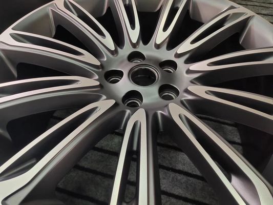 Corrosion Resistant Rims For Land Rover , Grey Alloy 5x120 Wheels 22 Inch