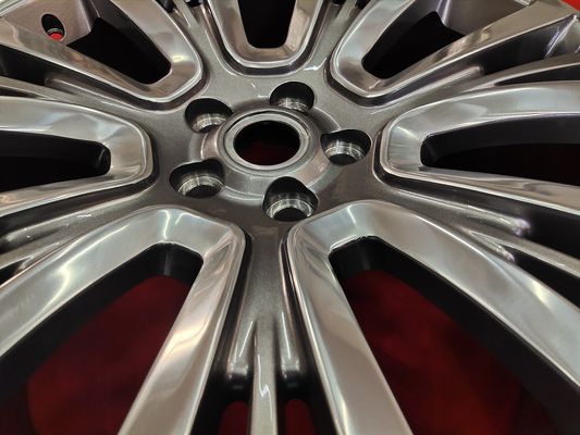 Cast 9.5J 5x120 Silver Alloy Rims For Land Rover Fit Tire 275 40 ZR22