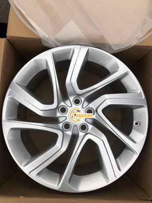21 Inch Black ET49 72.6 Hole 5 Twin Spoke Alloy Wheels For Range Rover