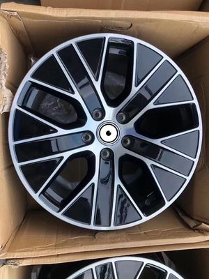 20 Inch Silver 5 Double Spokes Cast Alloy Genuine Wheels For Porsche Tayacan