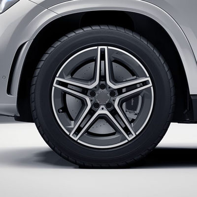 5 Double Spoke ET57 Alloy Rims For Mercedes Benz Tremolit Grey