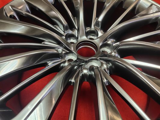 Multi Spoke 8.5J Rims For Lexus , ET25 20 Inch Alloy Rims